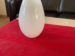 Holmegaard hvid cocoon vase