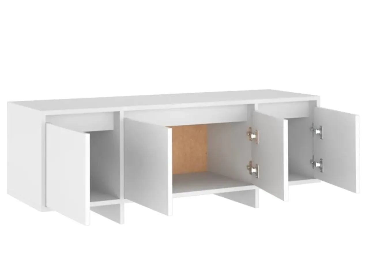 Billede 8 - Tv-bord 120x30x40,5 cm konstrueret træ hvid