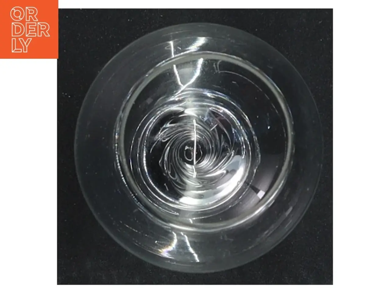 Billede 3 - Gennemsigtige glas med snoet stilk (str. 10 cm)
