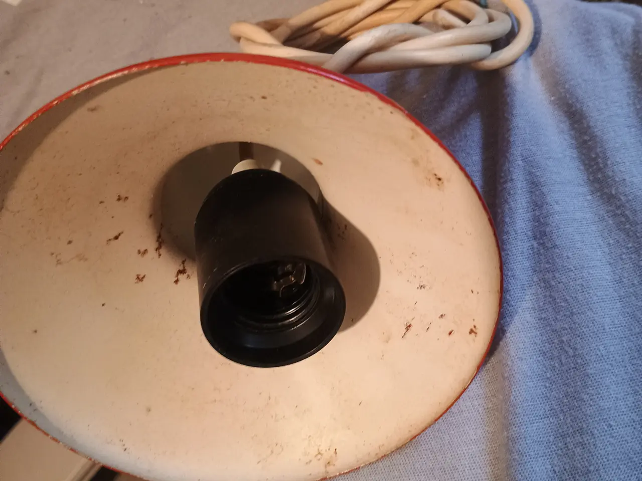 Billede 3 - Lampe, rød vintage / retro