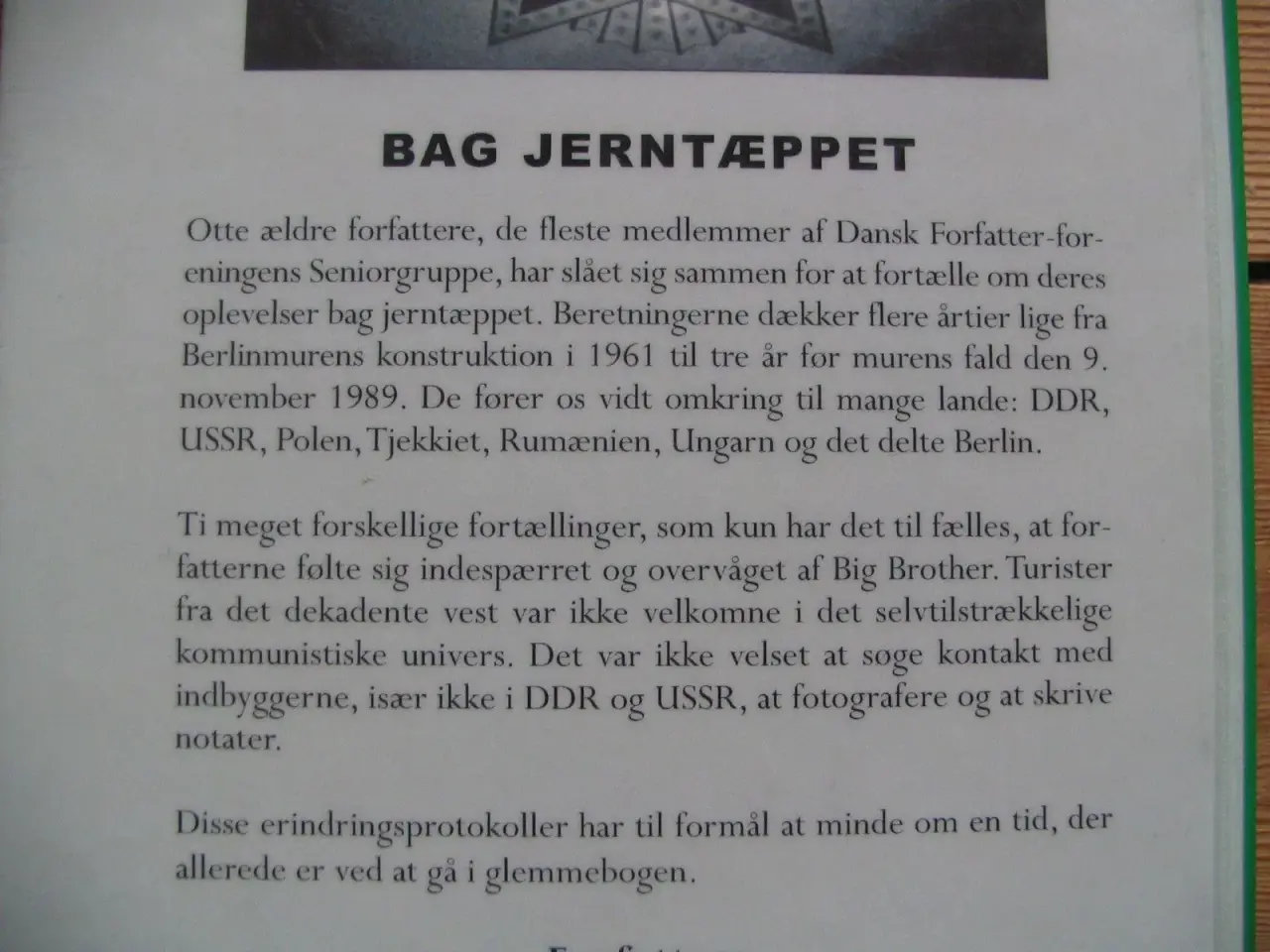 Billede 8 - Bag jerntæppet - otte forfattere beretter