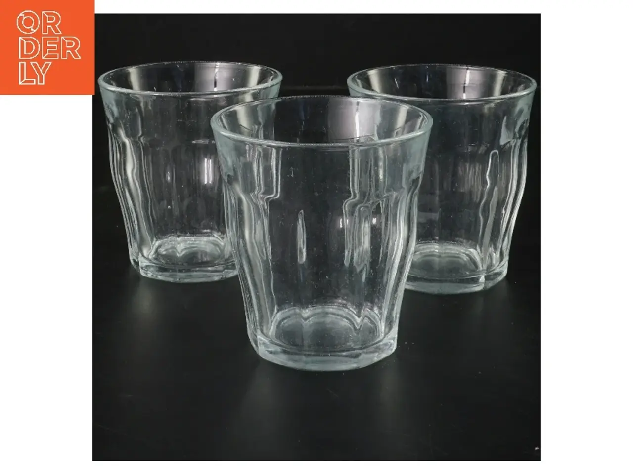 Billede 1 - Tre glas (str. 3 stk Ø 9 cm længde 10 cm)