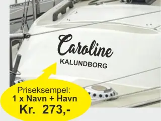Navn til din båd