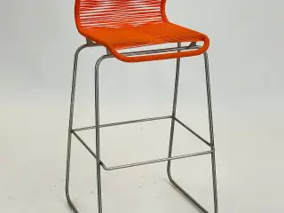Montana Panton One Barstol – Orange med Krom Stel SH 75 cm