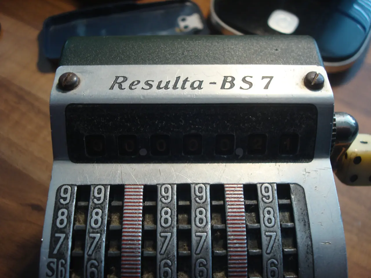Billede 2 - GL. regnemaskine Resulta BS7