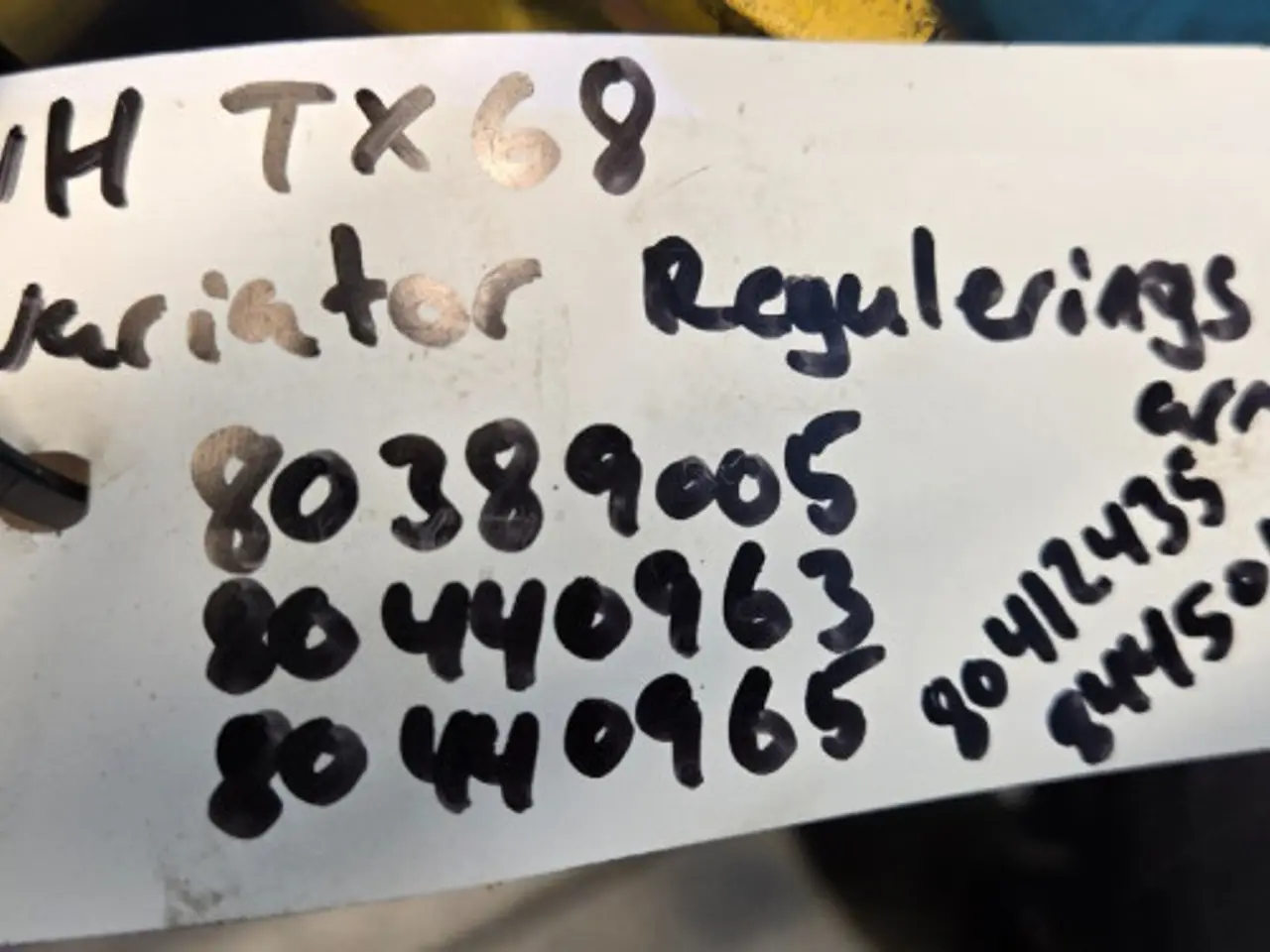 Billede 13 - New Holland TX68 Variator Justering 80389005