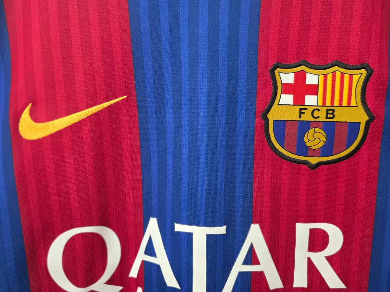 Billede 3 - Nike FC Barcelona 2016/17 fodboldtrøje blå/rød