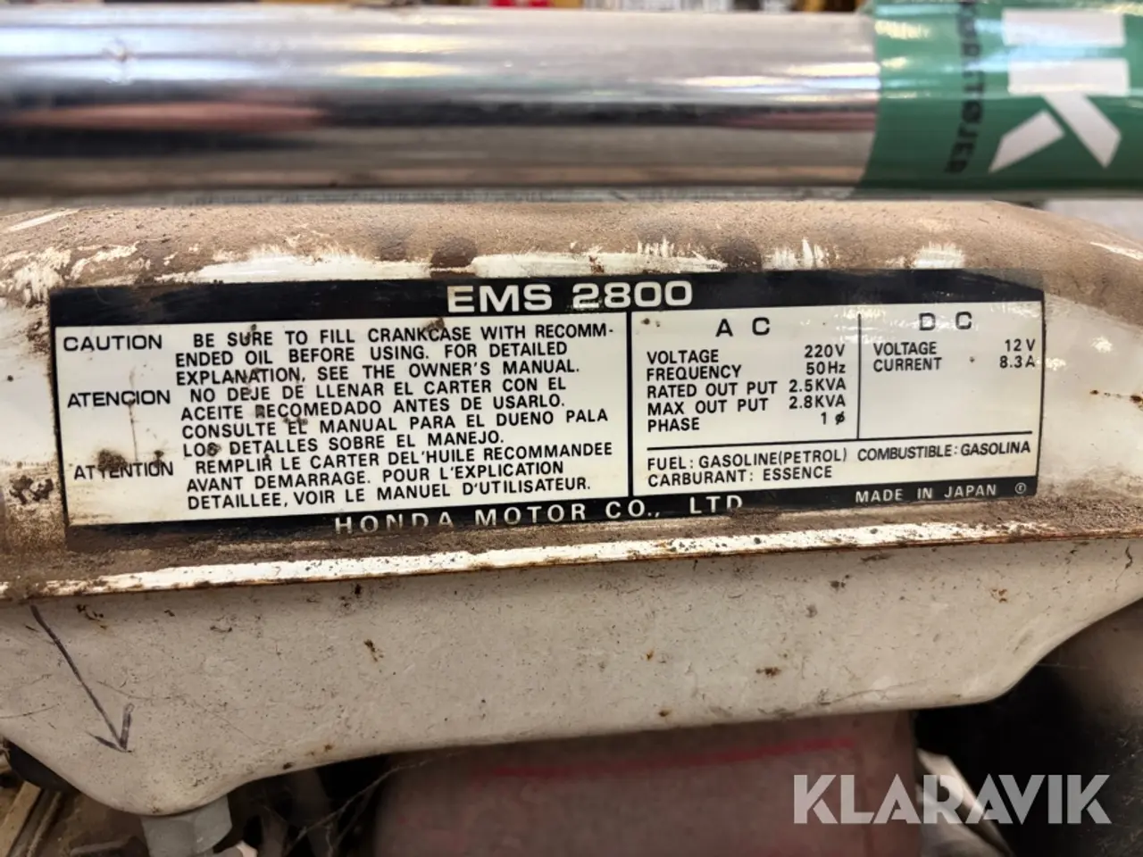 Billede 6 - Generator Honda Ems2800