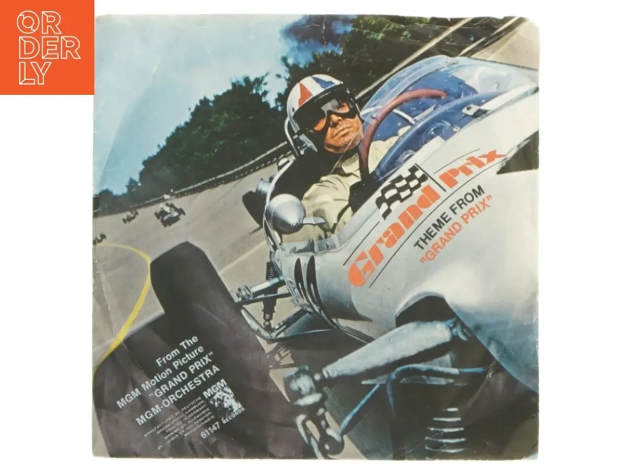 Billede 3 - Vinylsingle med Grand Prix-tema fra Mgm (str. Ø. 18 cm)