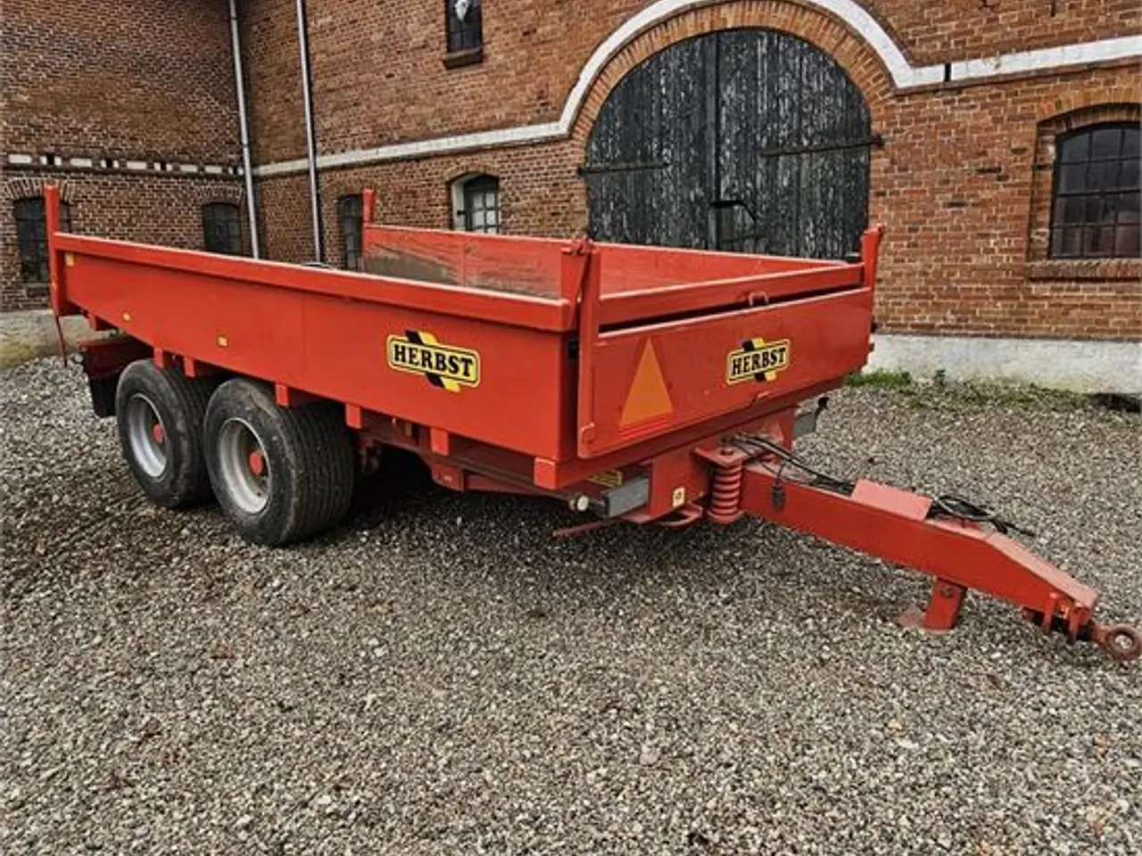 Billede 2 - Herbst 10 T Tandem Tiptrailer - Kapacitet / Capacity 10 ton