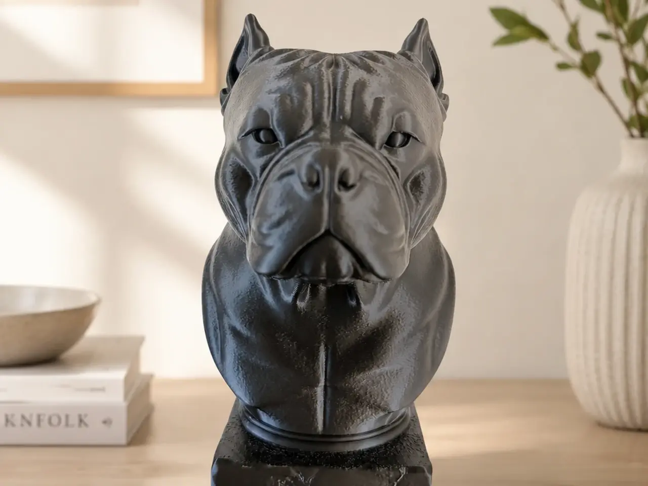Billede 4 - Amerikansk bully buste - 23cm