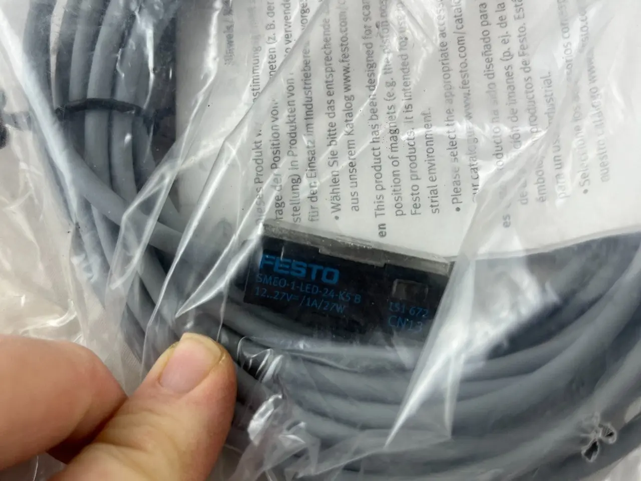 Billede 5 - FESTO SMEO-1-LED-24-K5-B Sensor Magnetic Reed 24V