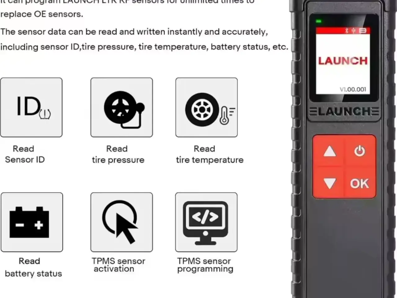Billede 5 - i-TPMS - TPMS Sensor kodnings og progreammerings enhed for Launch X-431serien og CRP-MOT