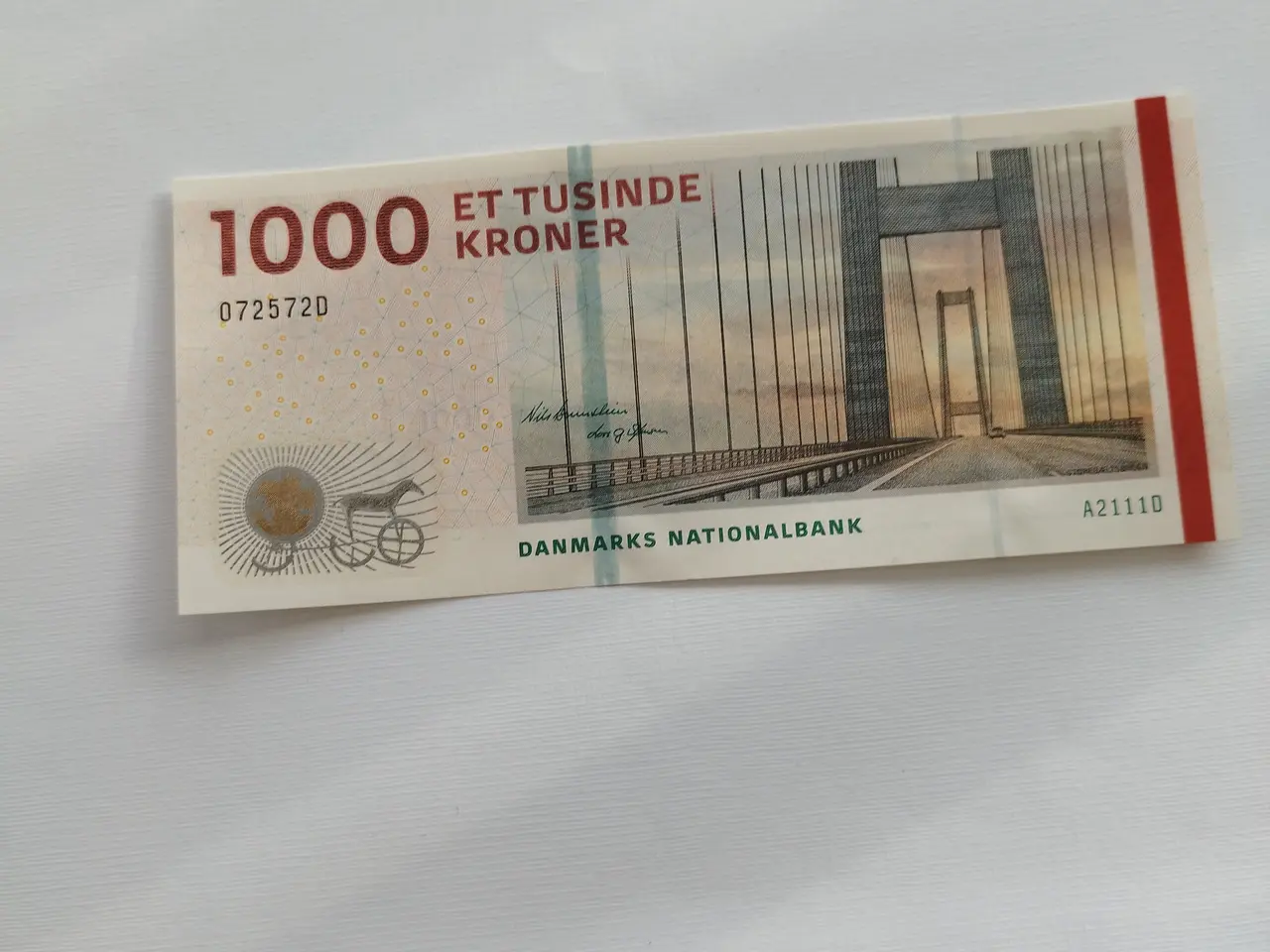 Billede 5 - 1000 Kroner Storebæltsbroen 