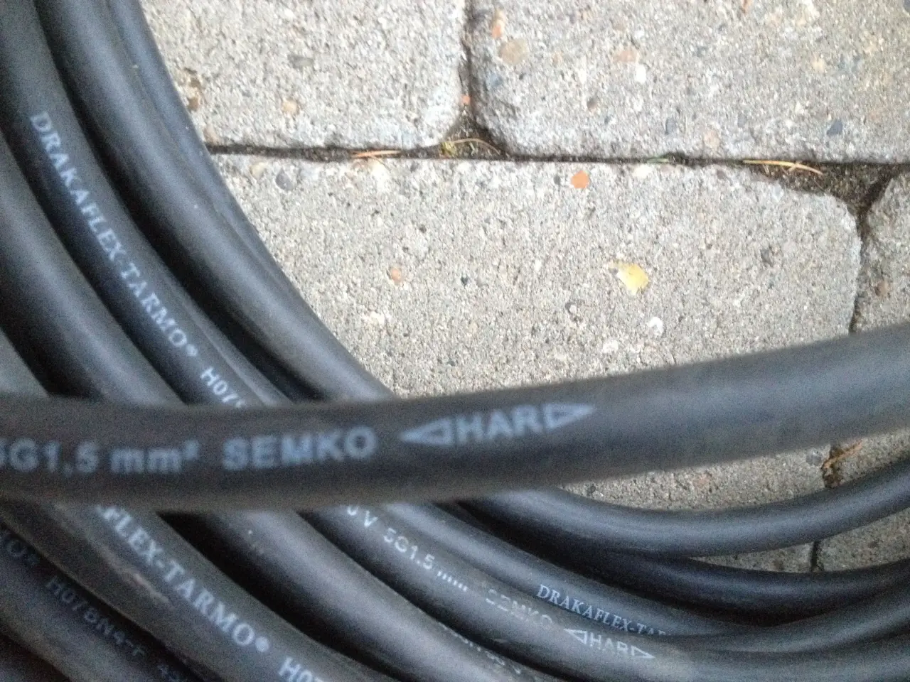Billede 4 - Gummikabel 35 meter - 5 x 1,5 kvadrat
