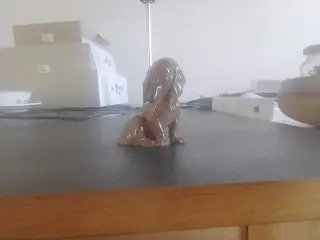 Bing og Grøndahl Figur. Gravhund No. 1755.