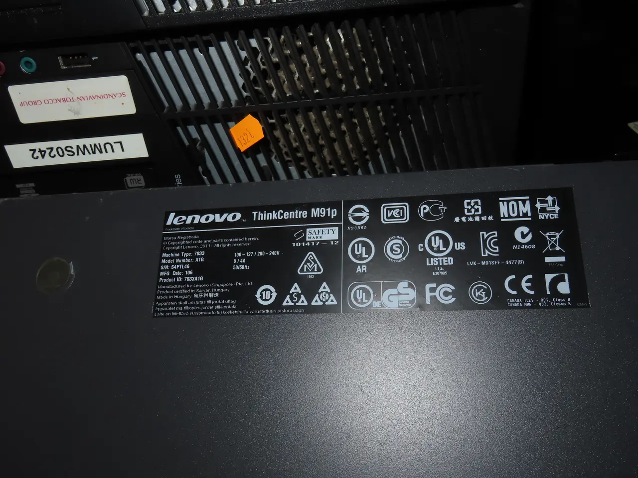Billede 2 - 2 stk. Computere LENOVO ThinkCentre M series M91p