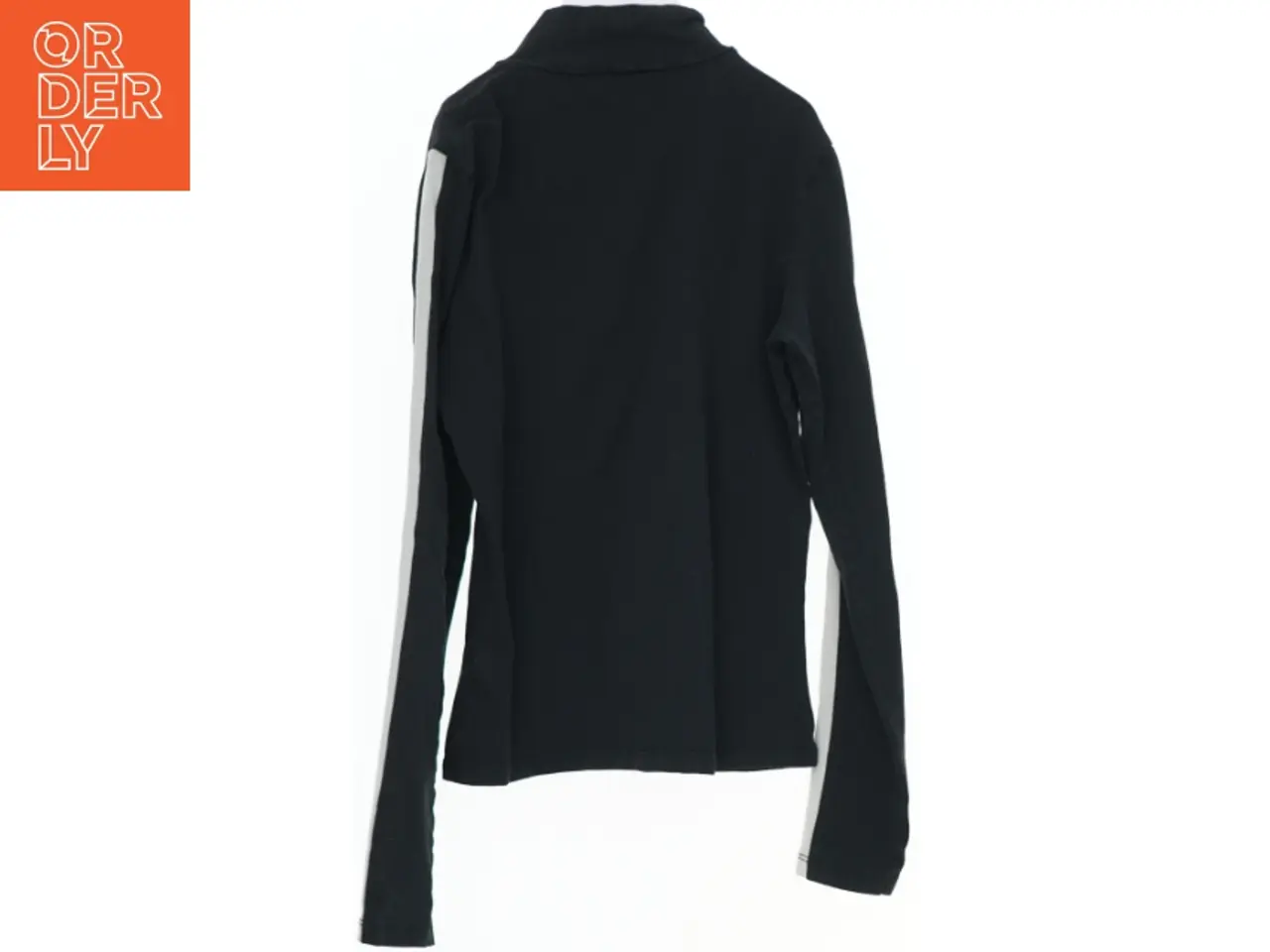 Billede 2 - Langærmet sort bluse med striber fra Monki (str. XS)