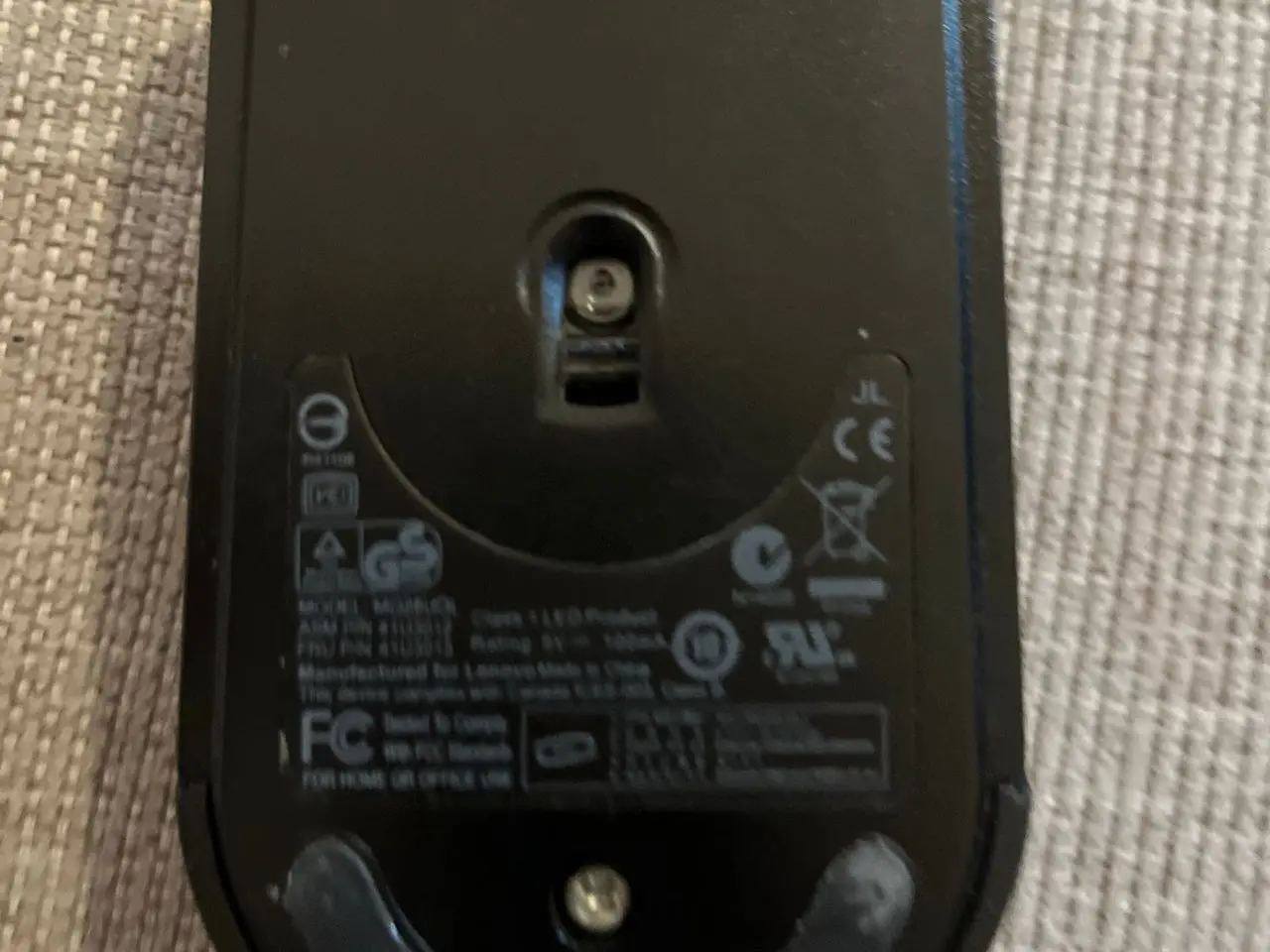 Billede 3 - Lenovo Mus MO28UOL USB Wired Mouse Sort