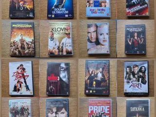 DVD film - 5kr/stk. Samlet køb kan sendes.