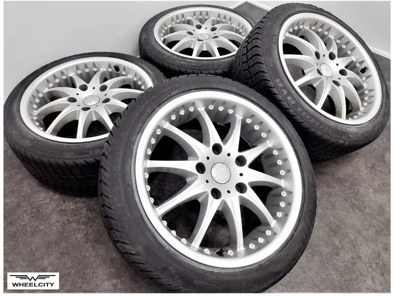 Billede 1 - 5x130 17" ET45 AZ Sport Porsche vintersæt