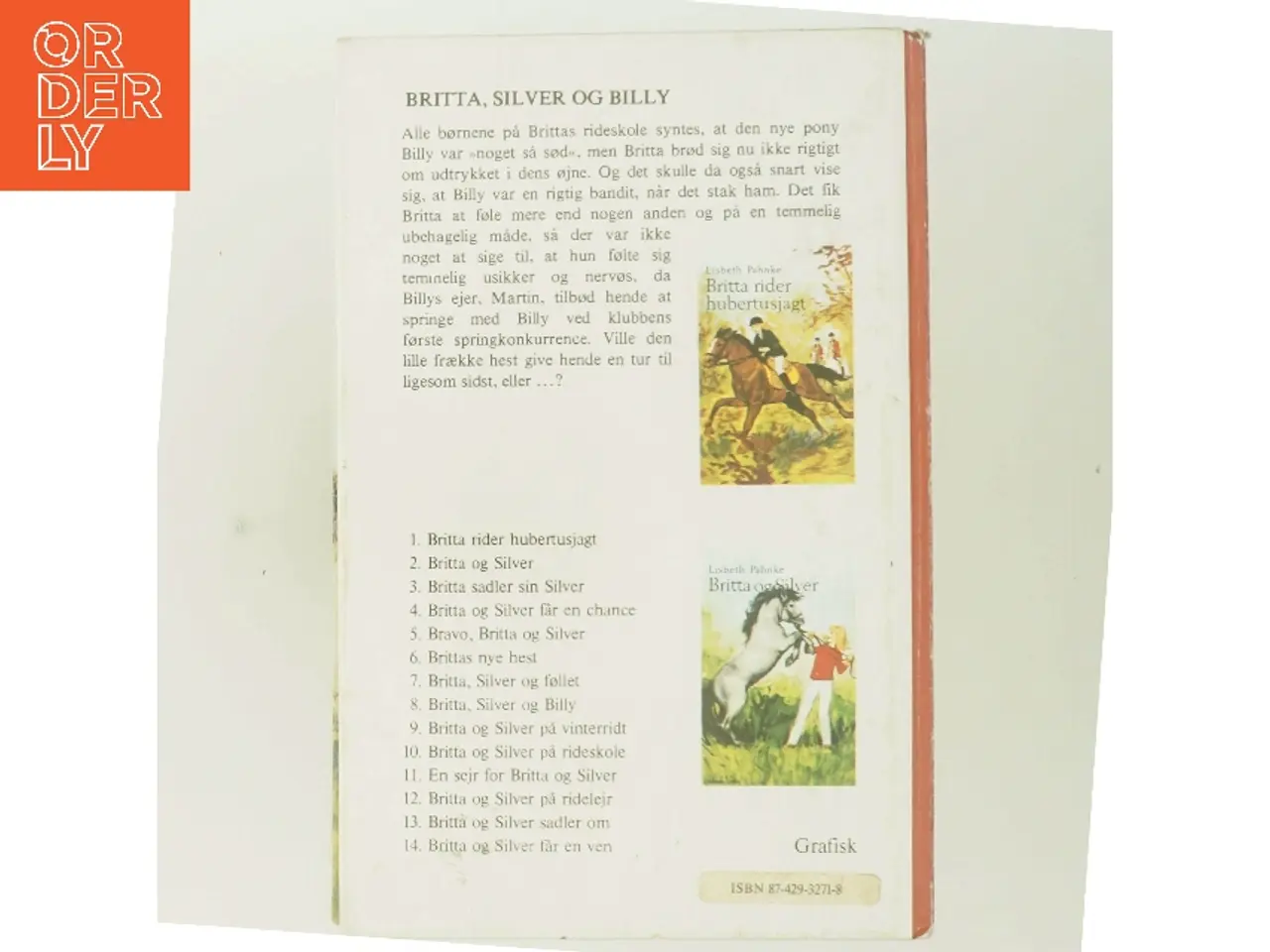 Billede 3 - Britta, Silver og Billy af Lisbeth Pahnke (Bog)