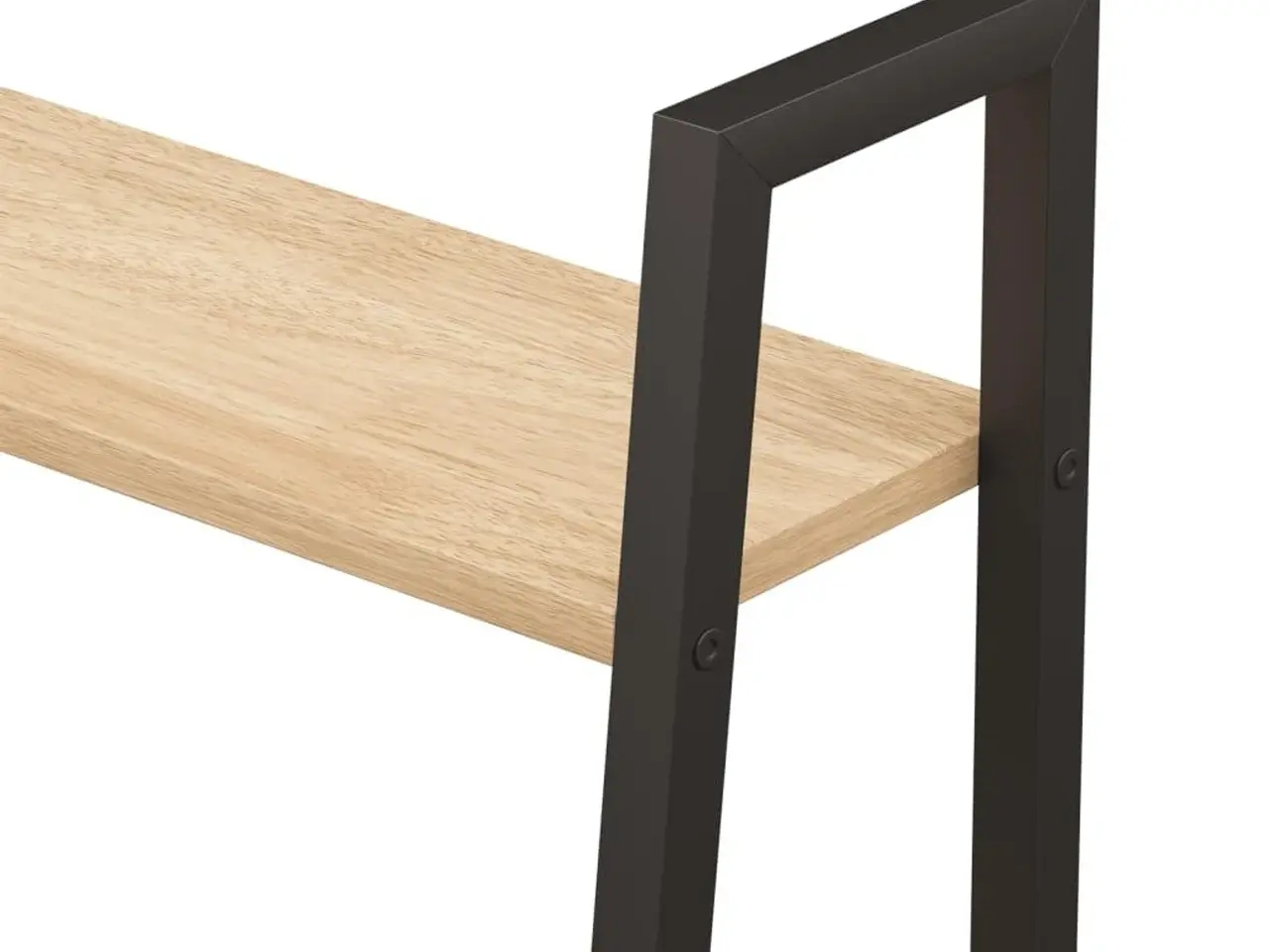 Billede 7 - Stigereol med 5 hylder 56×35×174 cm - lysebrun/sort