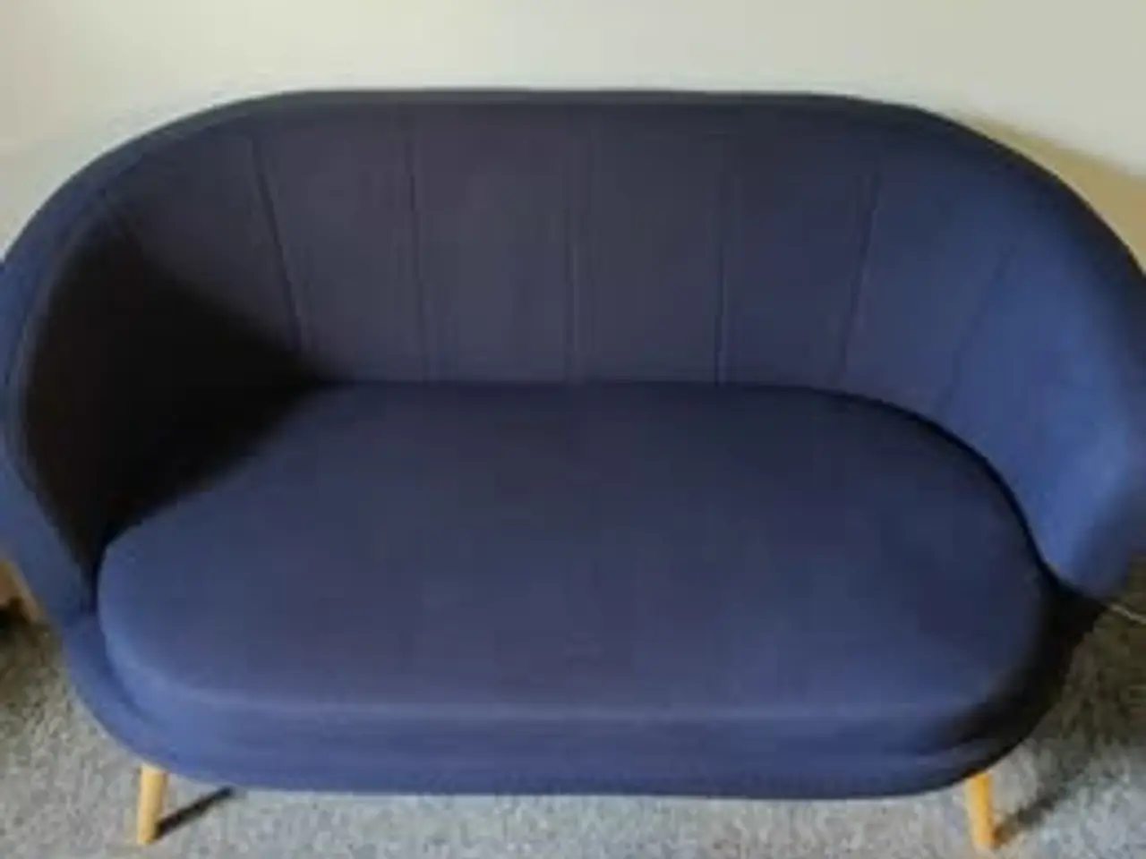 Billede 2 - Sofa GISTRUP 2-pers. mørkeblåt stof
