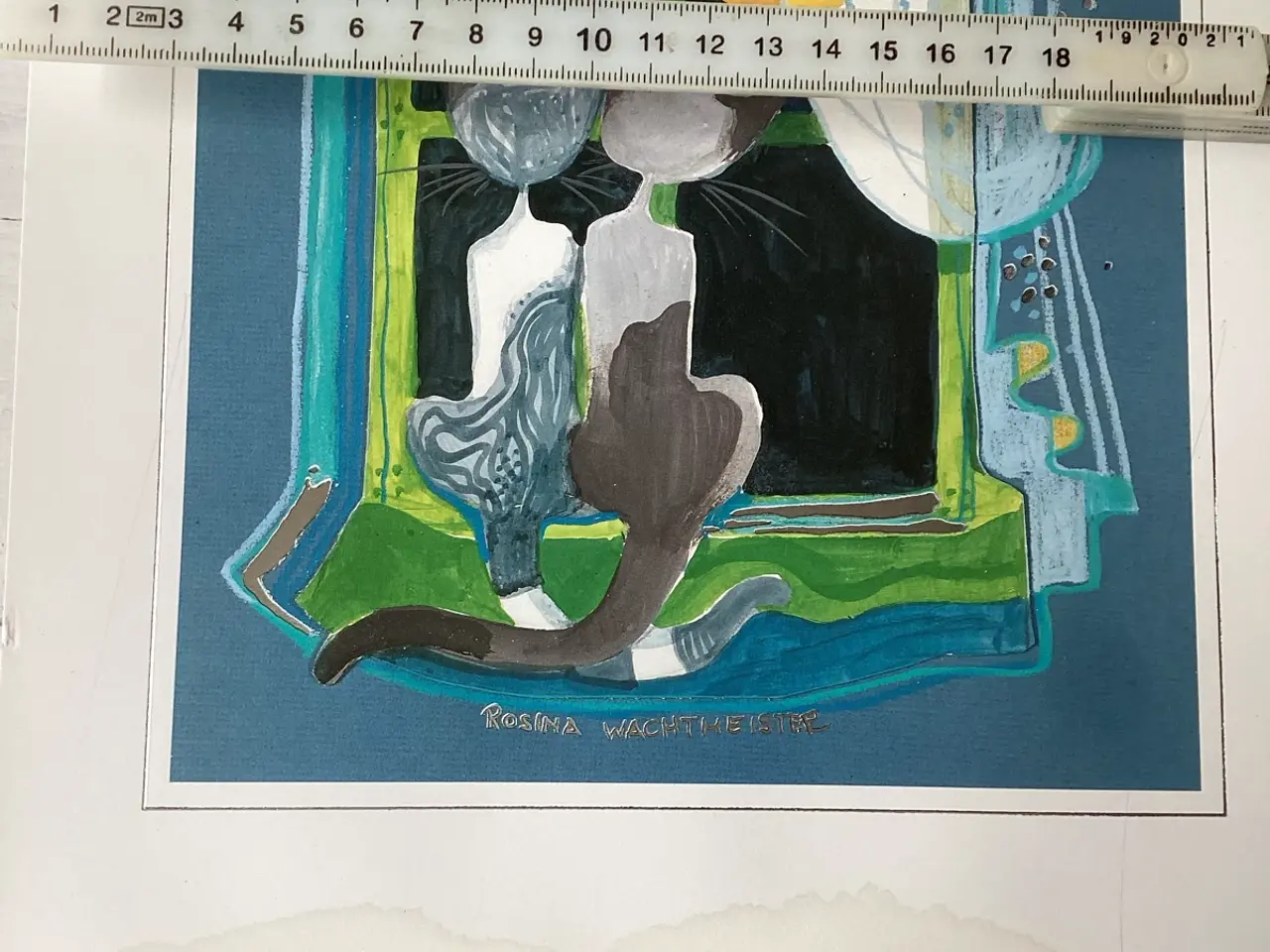 Billede 7 - Rosina Wachtmeister 2 katte i et vindue