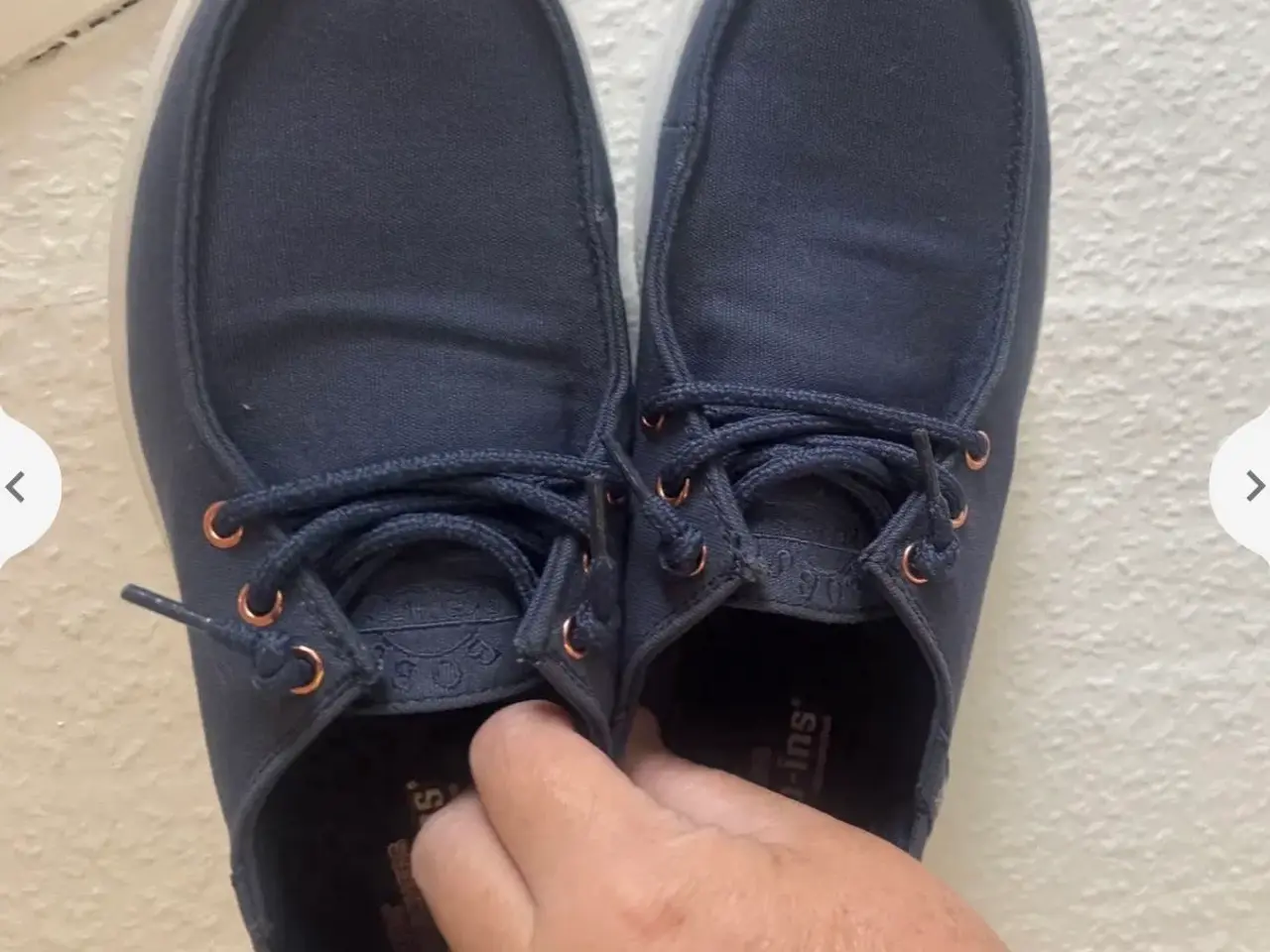 Billede 2 - Næsten nye skechers slip In sko