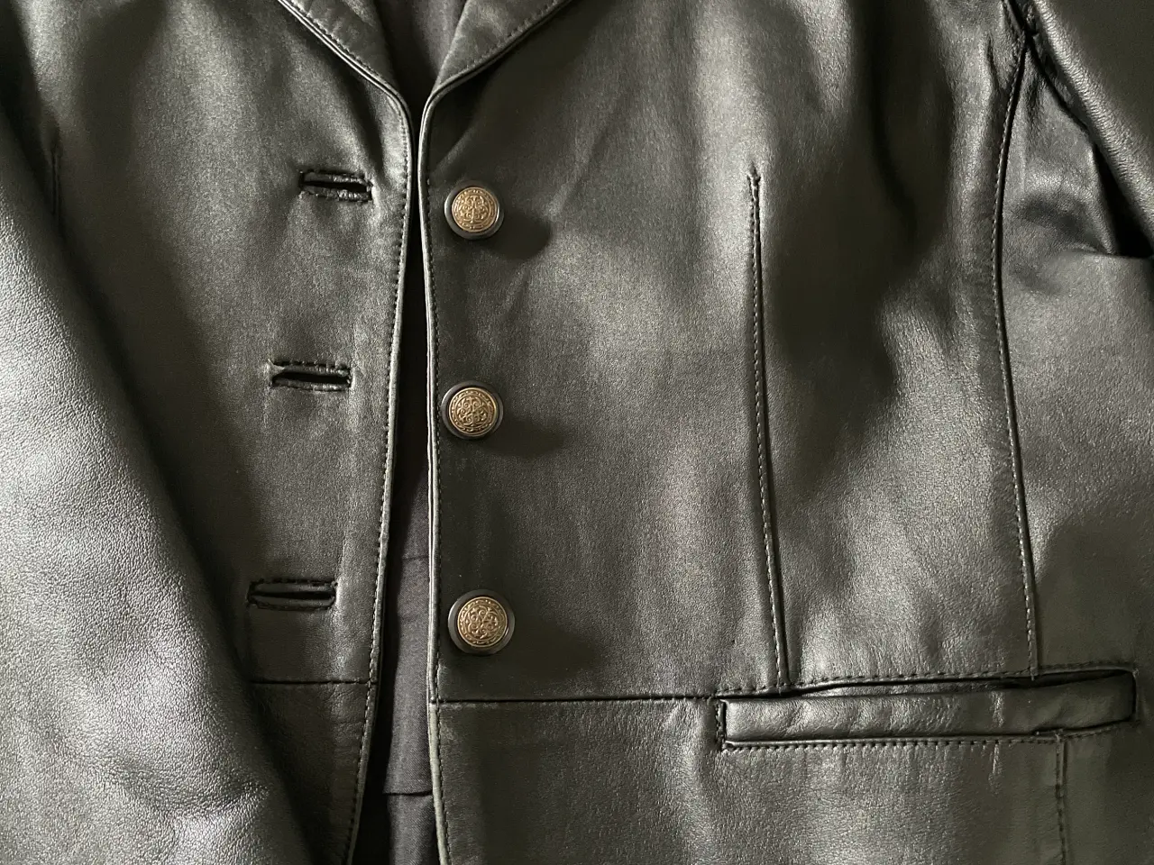 Billede 2 - Læder blazer