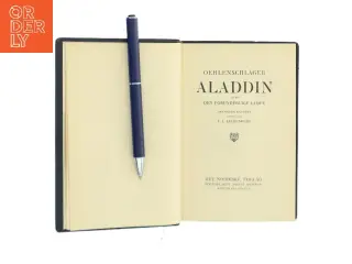 Aladdin eller den forunderlige lampe af Adam Oehlenschläger (Bog)
