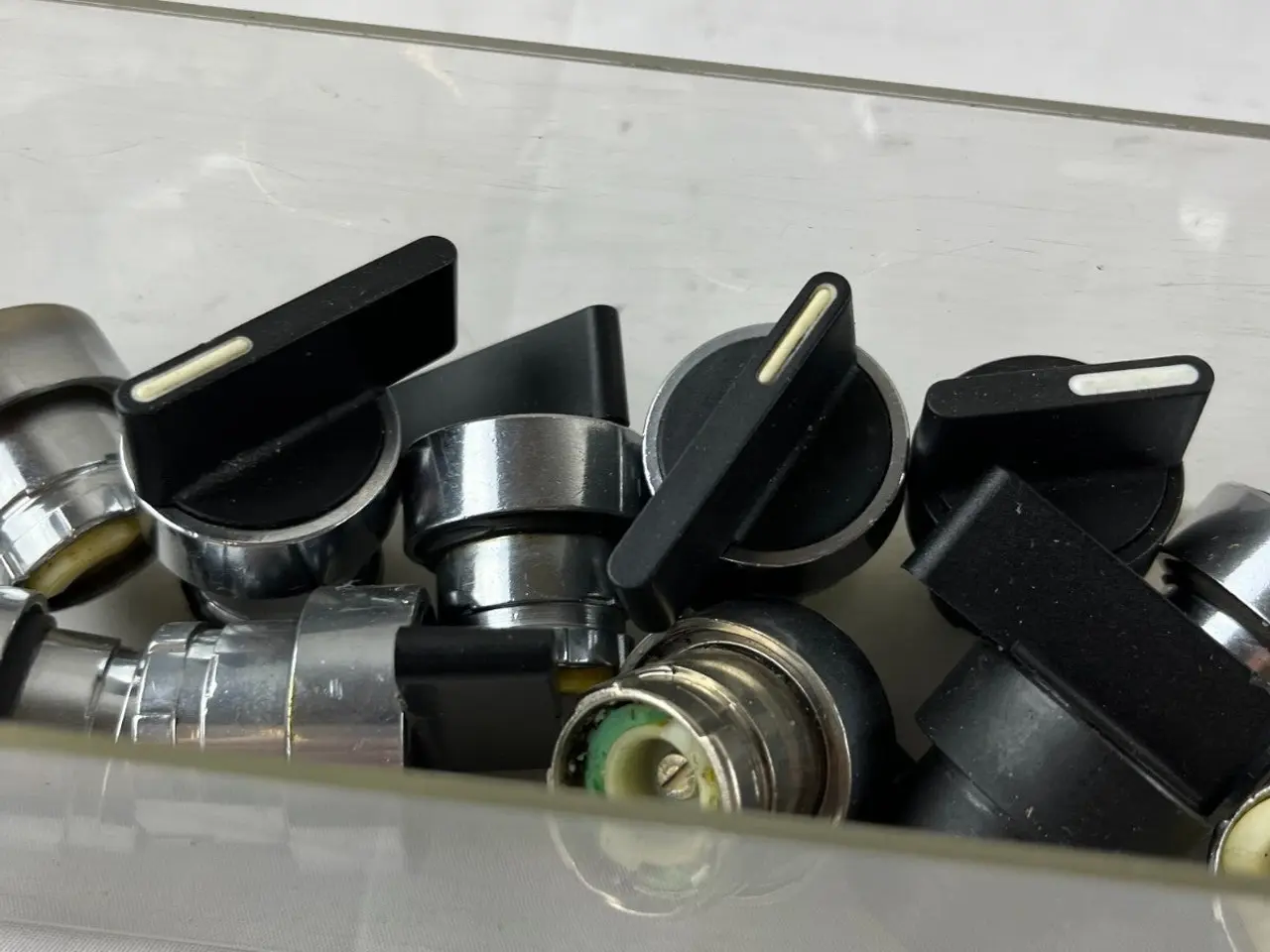 Billede 4 - blandet parti 22mm Rotary Selector kontakt Black