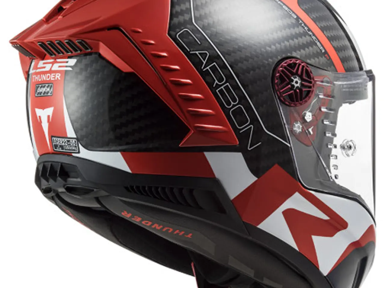 Billede 8 - LS2 THUNDER C RACING1 RED WHITE - før 4.199
