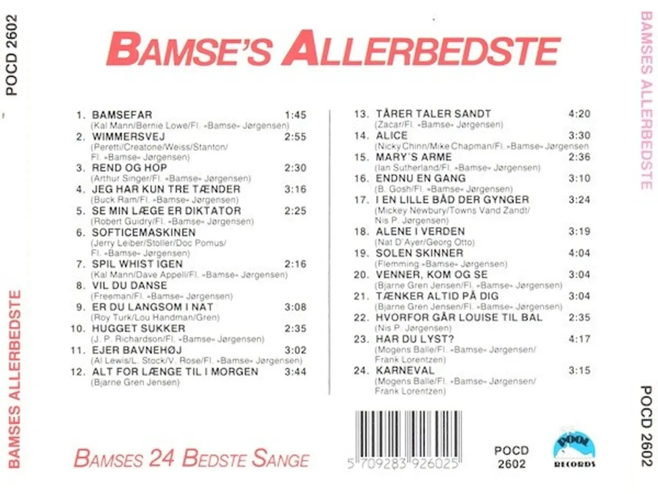 Billede 2 - Bamse* – Bamse's Allerbedste – CD