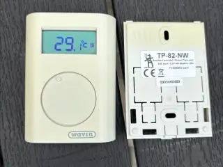 Wavin TP82-NW trådløs termostat