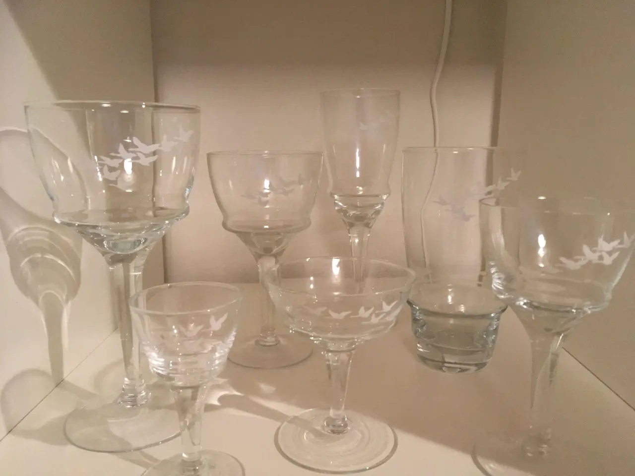 Billede 1 - Svanestellet glas