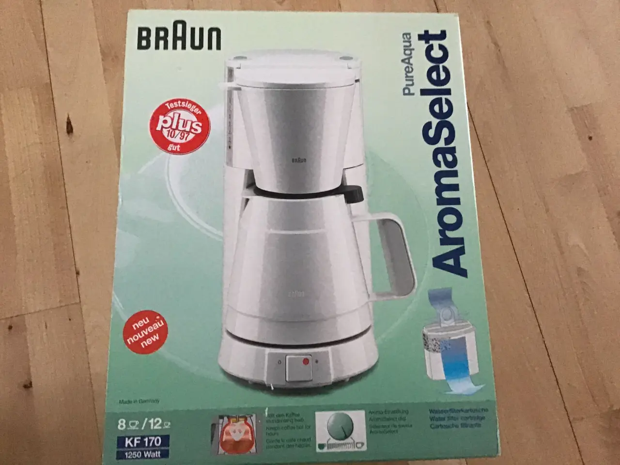 Billede 4 - Kaffemaskine Braun hel Ny 1250wat med termokande