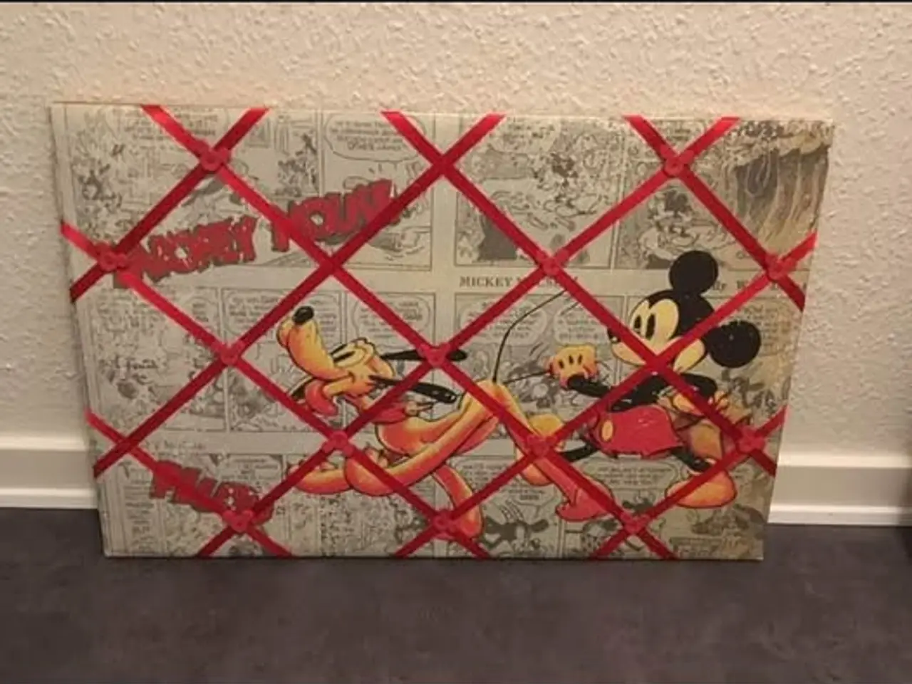 Billede 1 - Retro Disney opslagstavle / memoboard