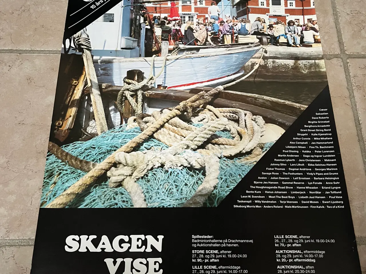 Billede 1 - Plakat Skagen Visefestival 1986