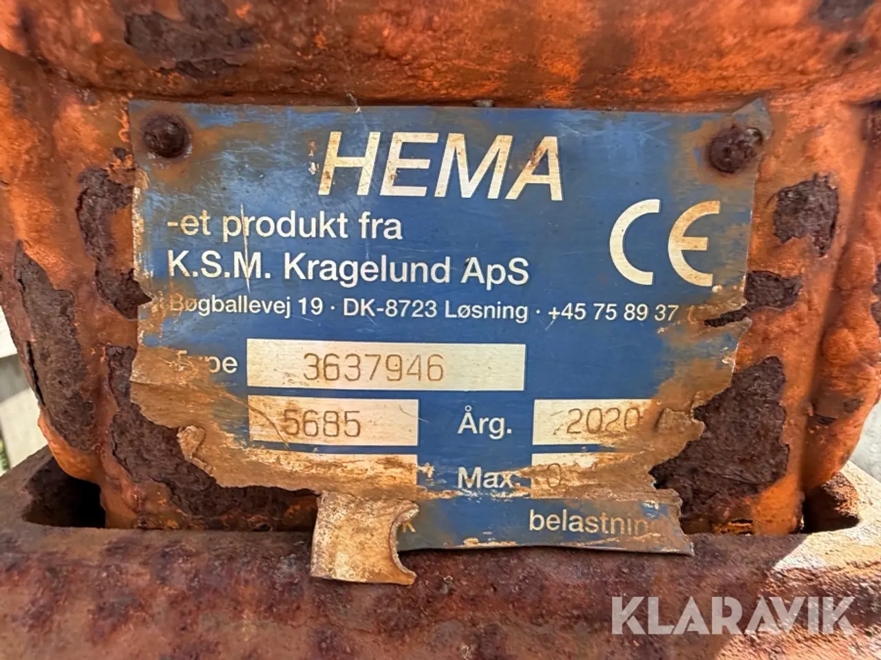 Billede 6 - Pallegaffel HEMA 3637946 til kran