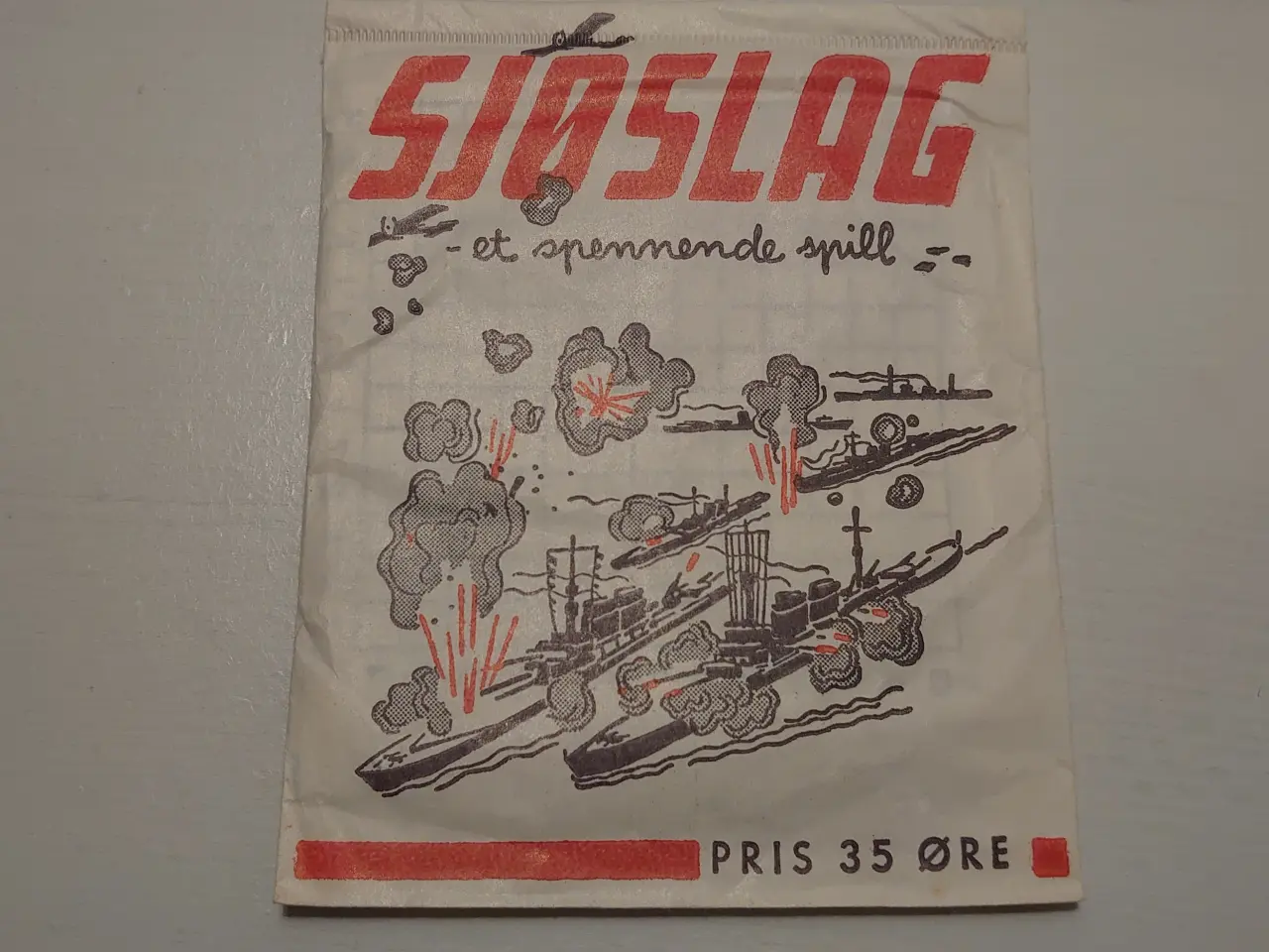 Billede 3 - 3 stk gamle spil: Farvepuslen, Domino, Søslag.