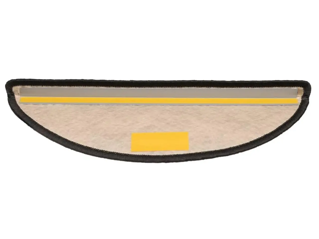 Billede 5 - Selvklæbende trappemåtter 15 stk. 56x17x3cm sisal-look antracit