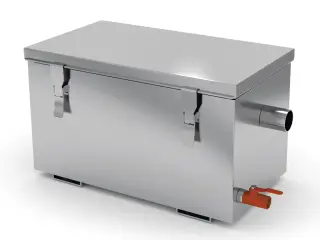 Fedtudskiller i Rustfrit Stål – 60 Liter
