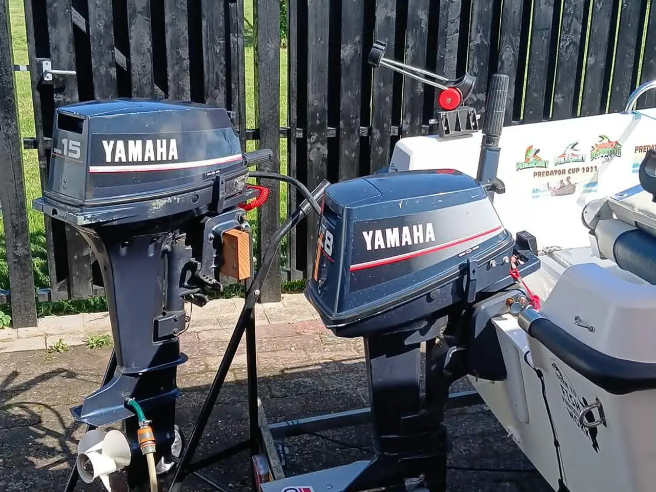 Billede 2 - 8 hk Yamaha, med el start