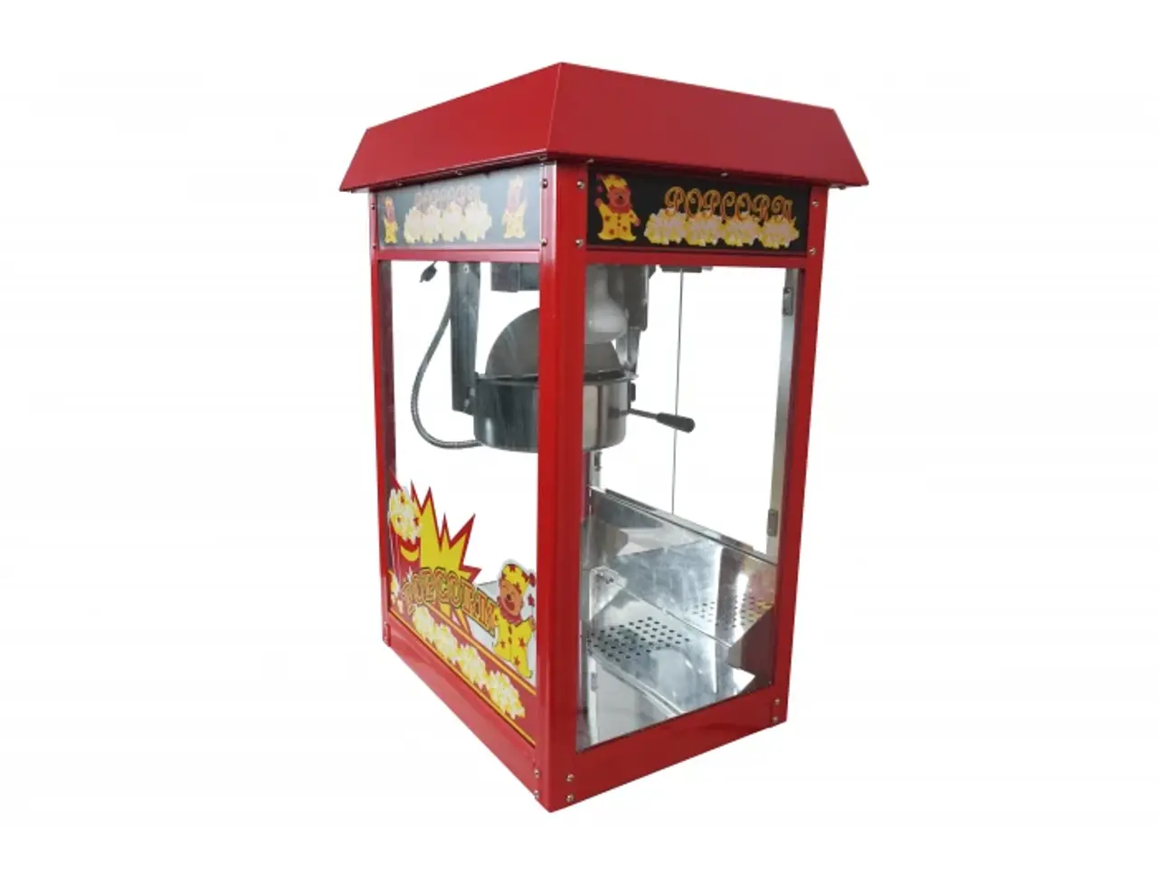 Billede 3 - Popcornmaskine – rød – B560 x D417 x H770 mm