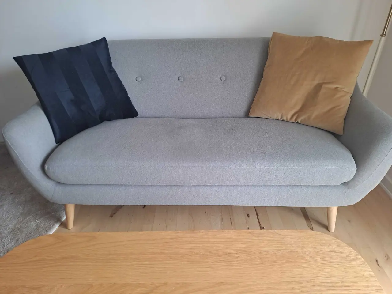 Billede 1 - Fin grå sofa til 2,5 personer