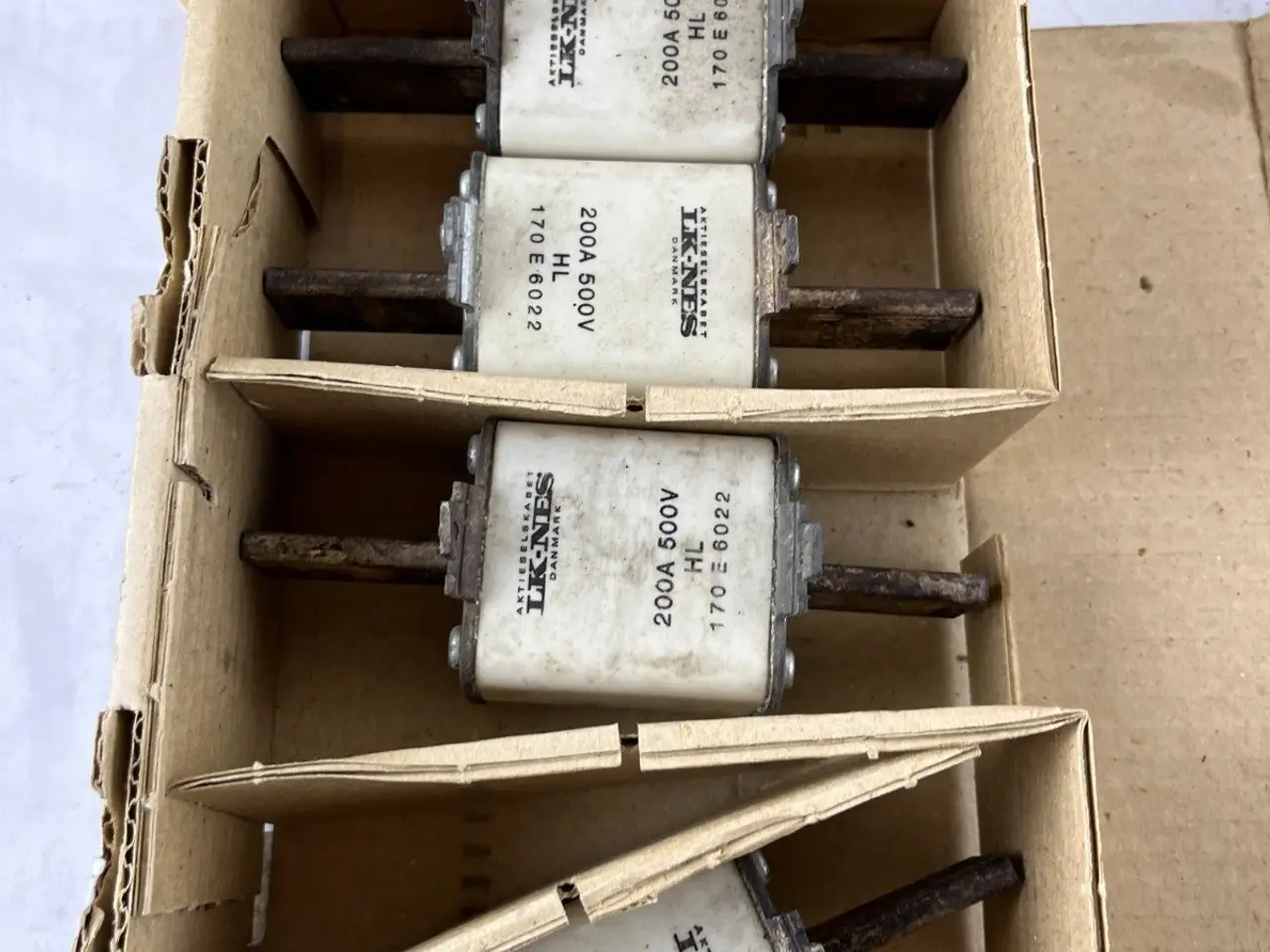Billede 7 - 4x LK‑NES 170E6022 200A 500V HL Cartridge Fuses 2