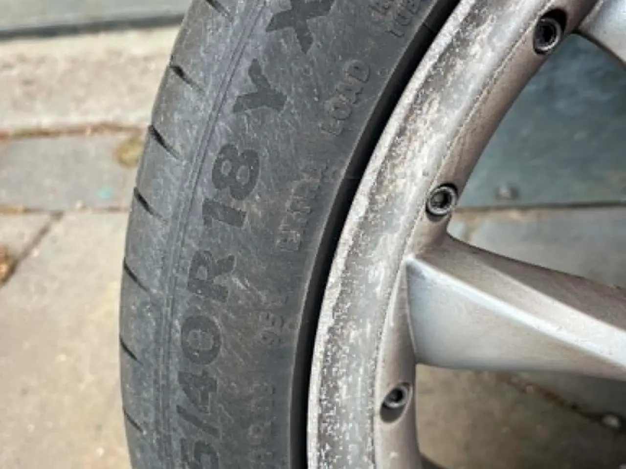 Billede 2 - Mercedes Turbinefælge 18" med Continental dæk