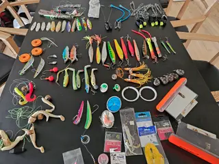 Diverse fiskeudstyr
